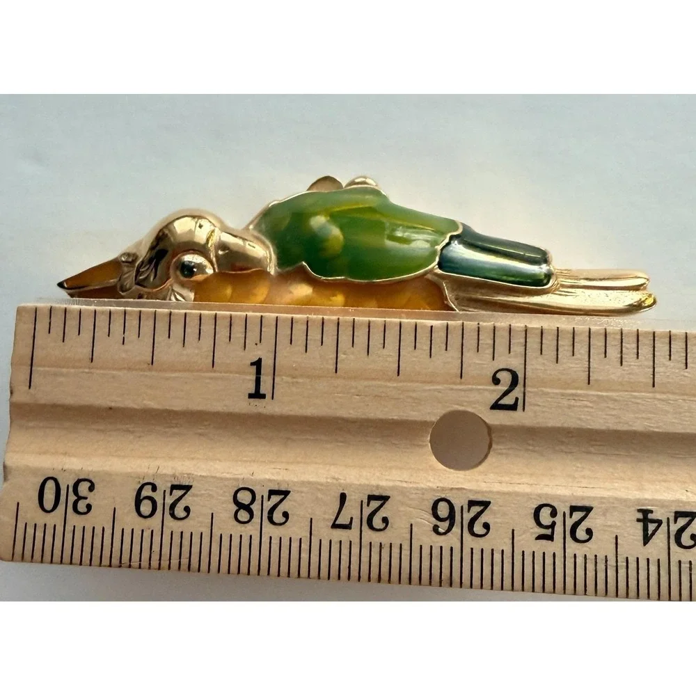 Vintage Estée Lauder White Linen Parrot Solid Perfume Compact .07 oz